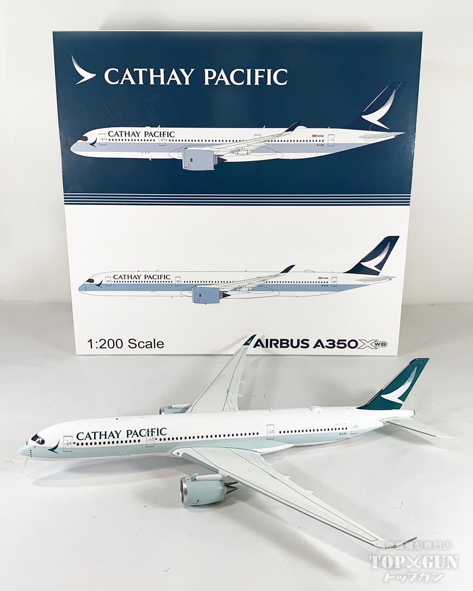 A350-900 キャセイパシフィック航空 B-LRX 1/200［WB-A350-9-022］ 2026年4月28日発売 JFox Models 飛行機 / 飛行機模型 / 模型 / 完成品 / 完成品模型 [WB-A350-9-022]｜航空機模型ＴｏｐＧｕｎトップガン