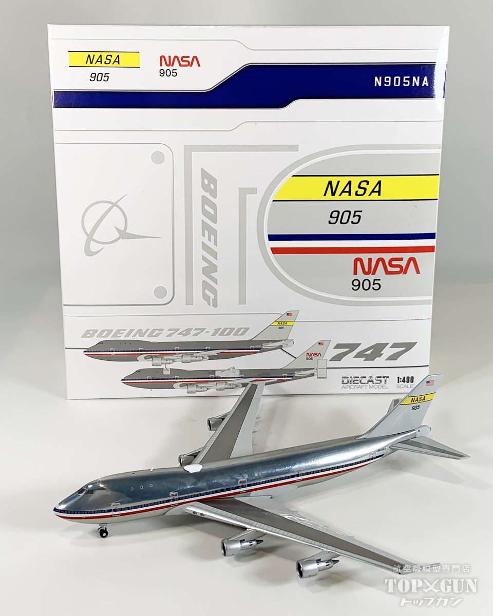 B747-100 NASA アメリカ航空宇宙局 「 Yellow Stripe 」 ポリッシュ仕上げ N905NA 1/400 2026年3月1日発売 JC Wings 飛行機 / 飛行機模型 / 模型 / 完成品 / 完成品模型 [XX40340]｜航空機模型ＴｏｐＧｕｎトップガン