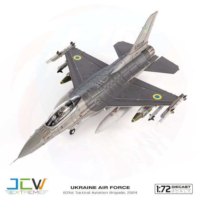 F-16AM ウクライナ空軍 第831戦術航空旅団 1/72 2026年6月28日発売 JC Wings 飛行機 / 飛行機模型 / 模型 / 完成品 / 完成品模型 [JCW-72-F16-026]｜航空機模型ＴｏｐＧｕｎトップガン 14,113円