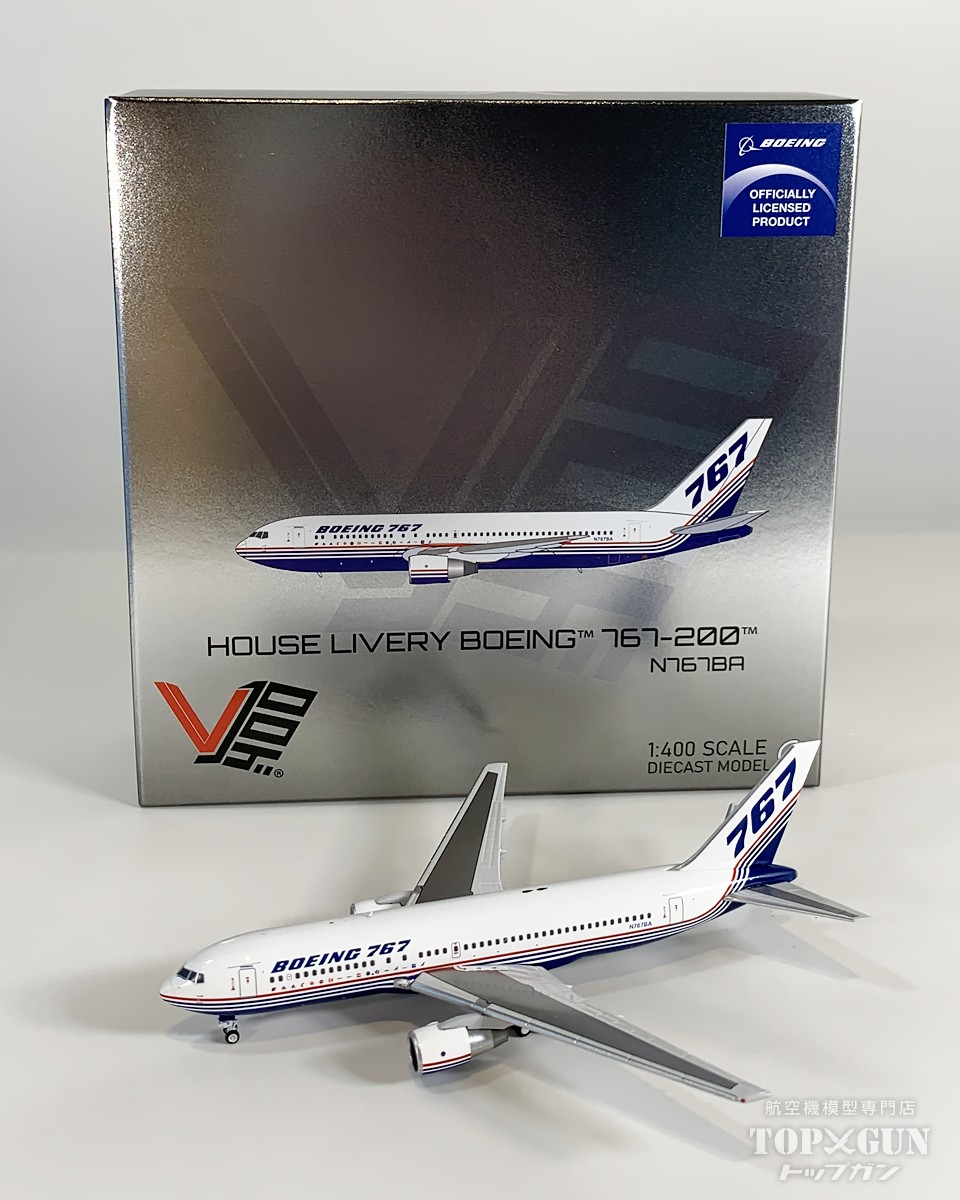 B767-200 ボーイング ハウスカラー N767BA 1/400 2026年6月24日発売 V1：400 飛行機 / 飛行機模型 / 模型 / 完成品 / 完成品模型 [MCV400016]｜航空機模型ＴｏｐＧｕｎトップガン