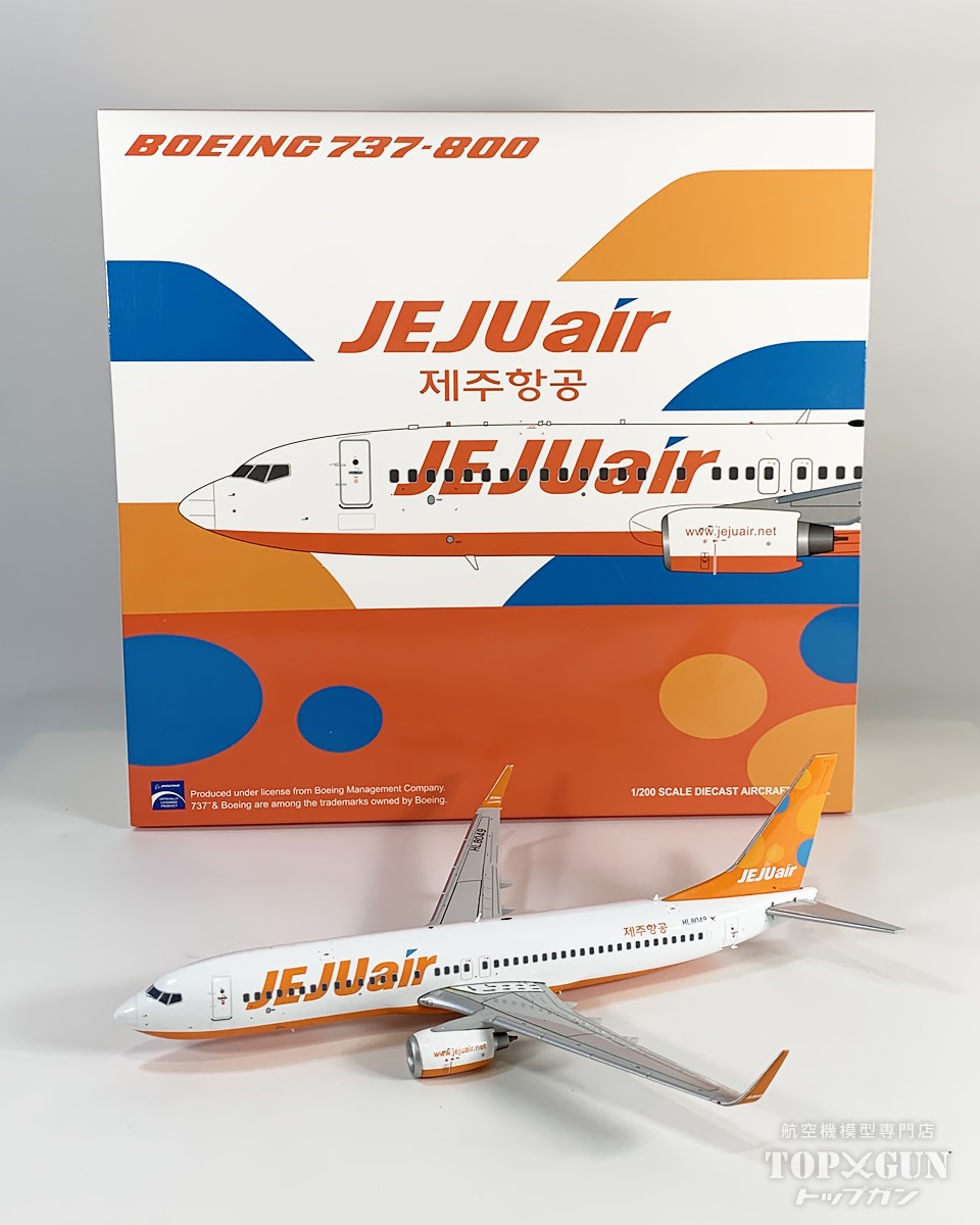 B737-800 チェジュ航空 HL8049 1/200 2026年7月17日発売 JC Wings 飛行機 / 飛行機模型 / 模型 / 完成品 / 完成品模型 [XX20036]｜航空機模型ＴｏｐＧｕｎトップガン