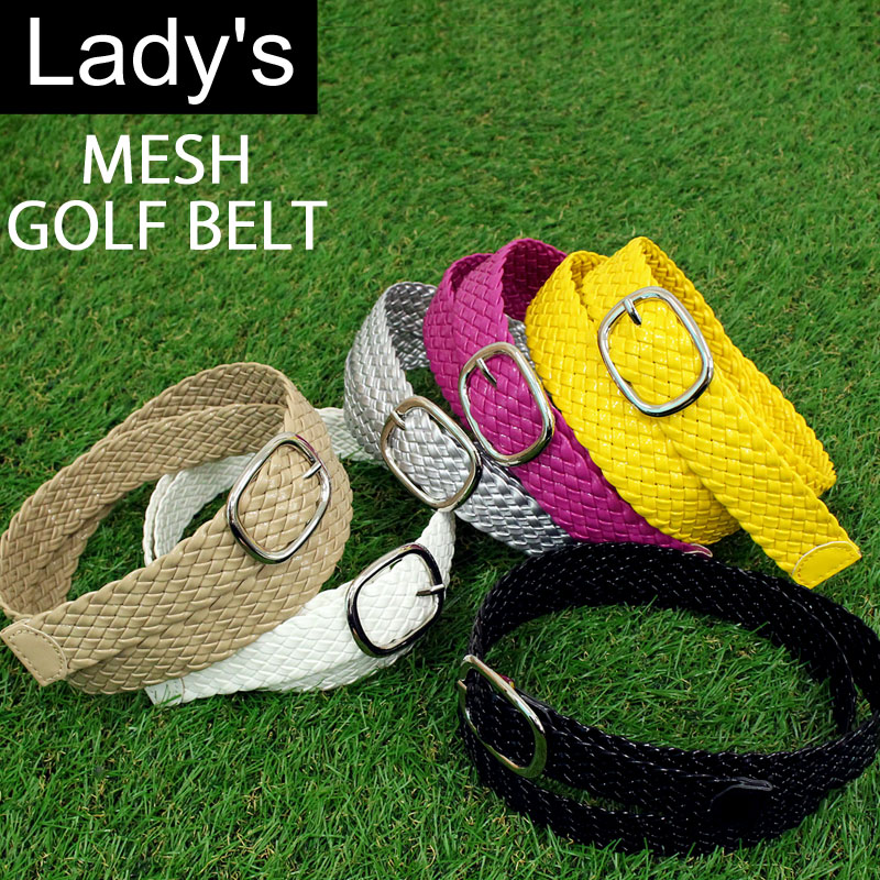 美品✨ブラック&ホワイト ゴルフウェア ワンピース メッシュ ベルト ロゴ M 楽天市場】送料無料 ゴルフ ベルト レディース ゴルフウェア