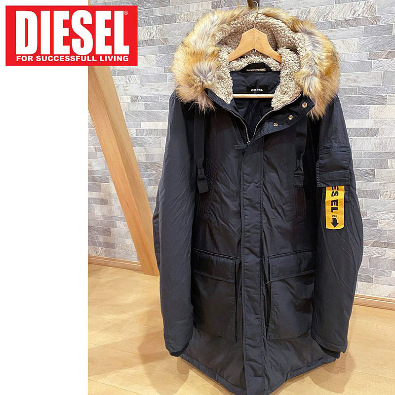 楽天市場 送料無料 Diesel ディーゼル モッズコート 中綿コート ファー付き ミリタリー エスキモー W Bullion メンズ ブランド 春 秋 冬 ジャケット 長袖 コート おしゃれ 通販 トップイズム Topism メンズ ファッション 通販