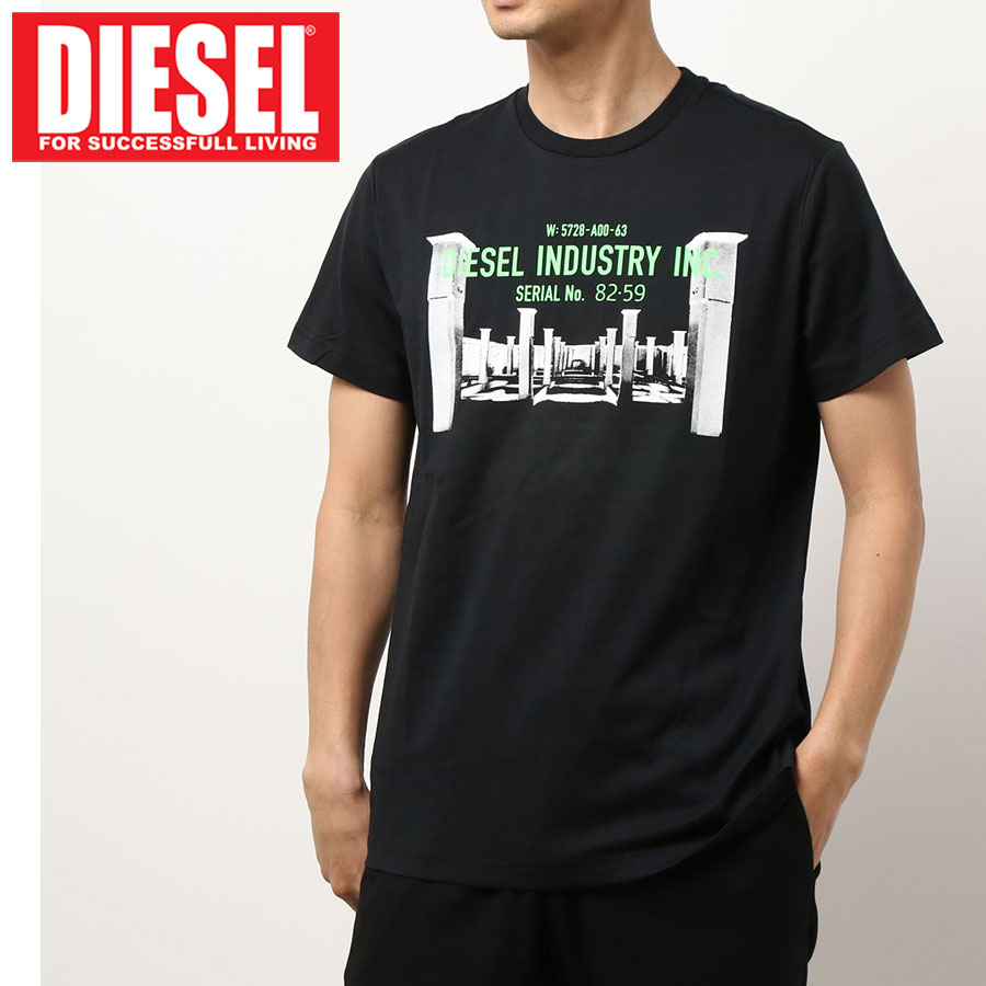 楽天市場】送料無料 DIESEL ディーゼル ブレイブマン プリント クルー