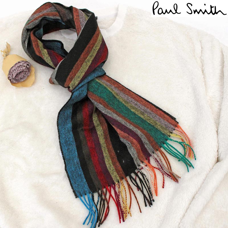 【イタリア製/美品】Paul Smith/薄手ストール ショール イタリア製/美品】Paul Smith/薄手ストール ショール 小物