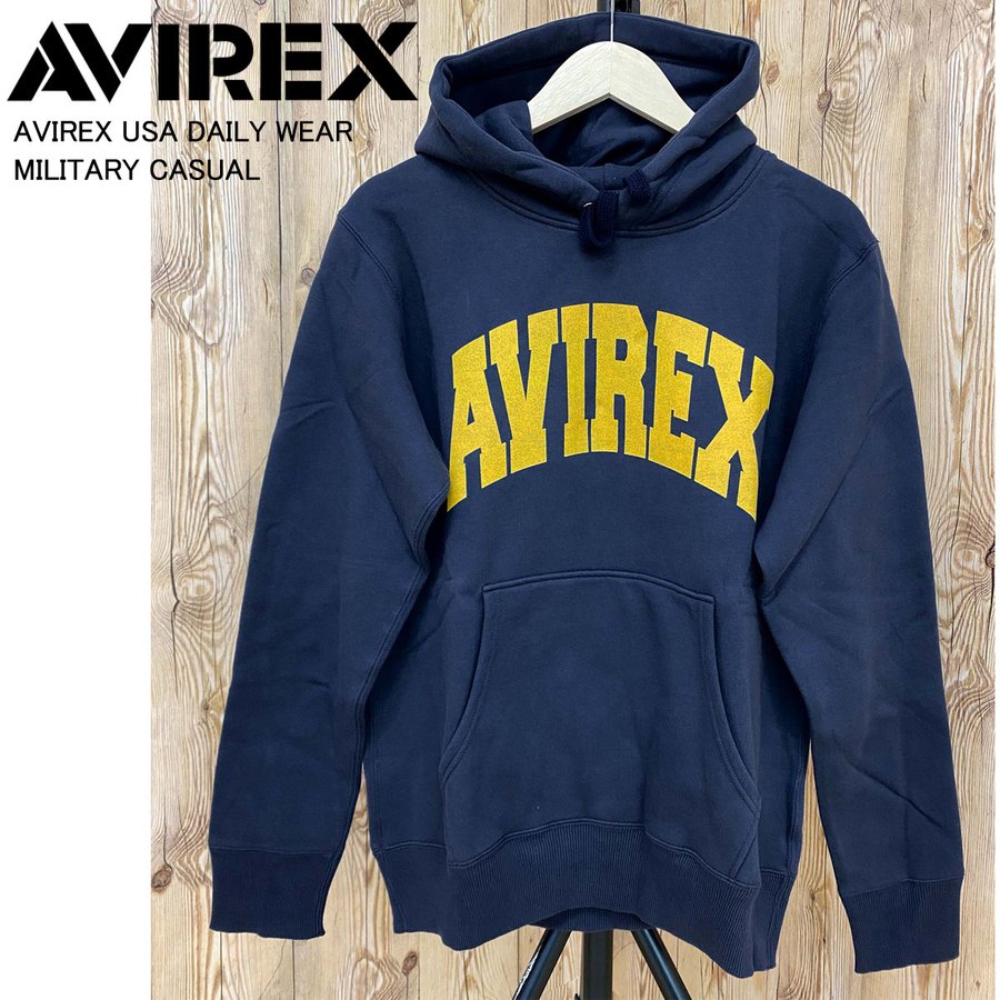 送料無料 Avirex アビレックス パーカー スウェット ロゴプリント 長袖 プルパーカー プルオーバー メンズブランド アヴィレックス アメカジ メンズ レディース トップイズム Novix Com