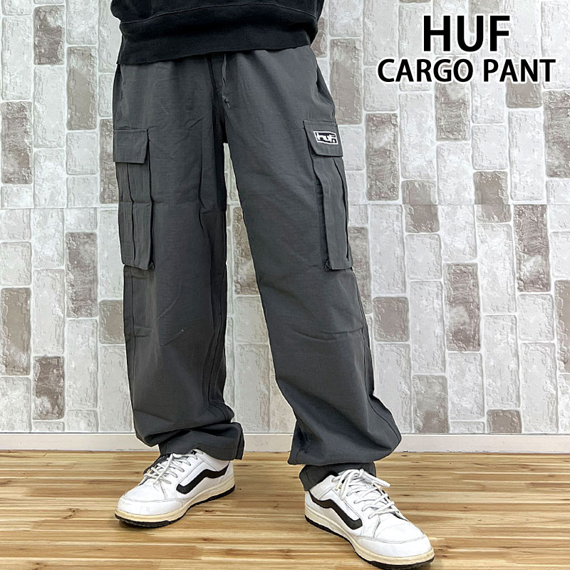 送料無料 HUF ハフ マテオ カーゴパンツ MATEO CARGO PANT PT00368 ロングパンツ ボトムス メンズ ストリート スケーター ブラック 黒 人気 おしゃれ ブランド