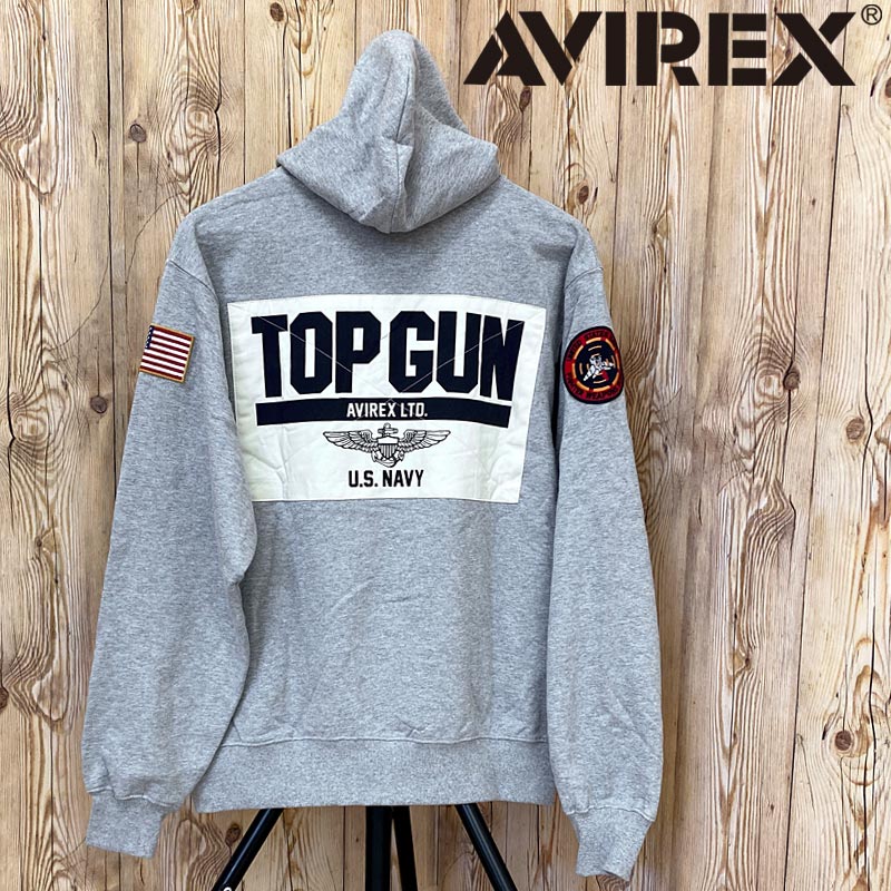 送料無料 AVIREX アヴィレックス LONG SLEEVE ZIP PARKA DUST DEVILS 783-3931012 トップガン TOP GUN スウェット 裏毛 メンズ パーカー ジップアップ HOODIE フーディー 長袖 トップス トップイズム|TopIsm メンズ ファッション 通販