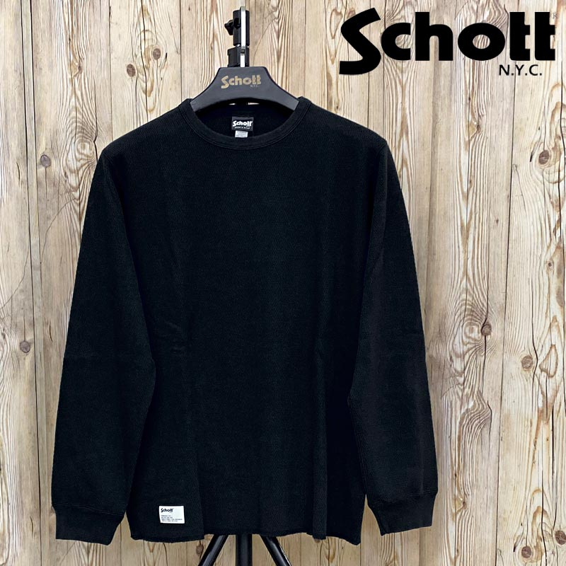 楽天市場】Schott（ショット） ベーシック ロゴ 長袖 Tシャツ ロンT