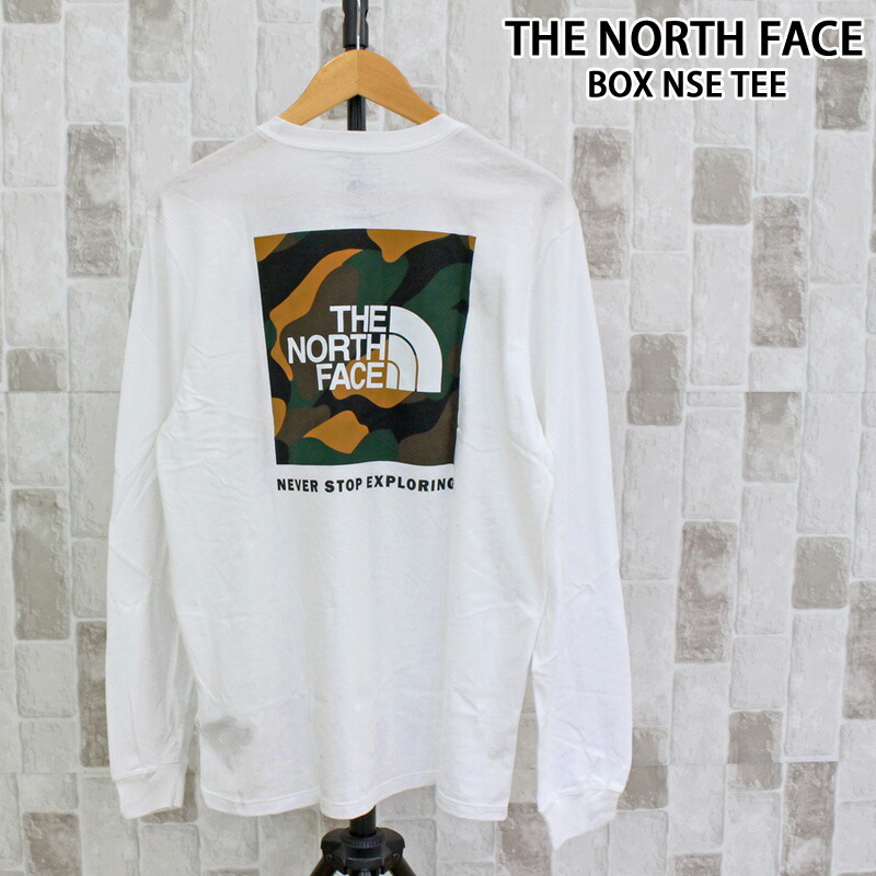 送料無料 THE NORTH FACE ザ ノースフェイス TNF BOXロゴバックプリント ロングスリーブTシャツ M L/S BOX NSE TEE NF0A811N メンズ ブランド トップイズム ゆうパケ
