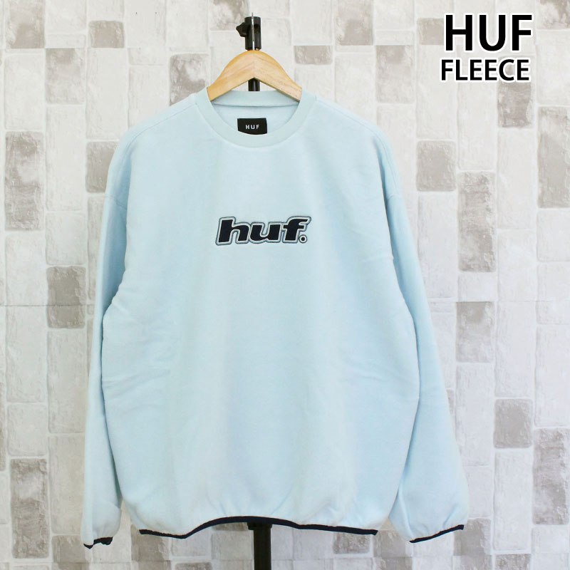 貨物輸送無料 HUF ハフ Hドットポーラーフリースクルーネック トレーナー 調教師 H DOT POLAR FLEECE CREWNECK FL00247 トップス 長袖 ティーシャツ メンズ 表どおり スケーター ブランド名