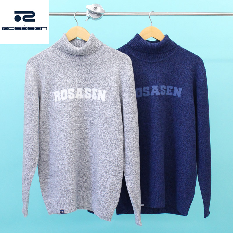 サイズ：M ROSASEN ロサーセン  ウール混 ニットセーター カモフラ 迷彩柄 ブルー系 [240101446078] ゴルフウェア メンズ ストスト 楽天市場】送料無料 Rosasen ロサーセン ゴルフウェア メンズ