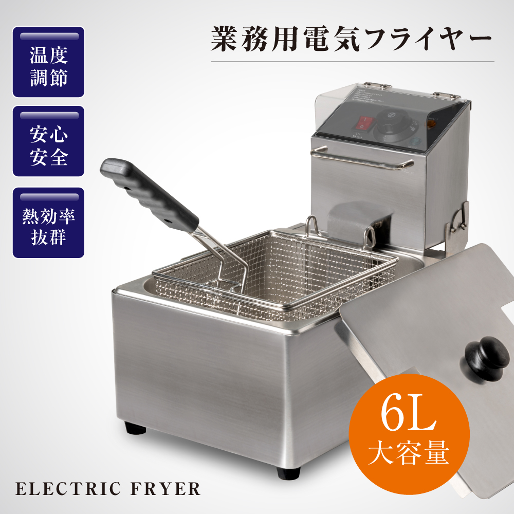 ダイシン商事 電気フライヤー 6L 2槽 - その他