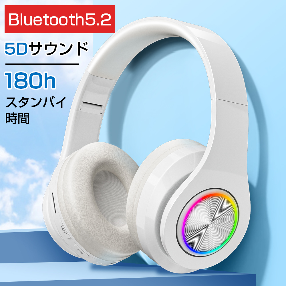 楽天市場】新型ヘッドホン ワイヤレスヘッドホン Bluetooth 5.2 無線