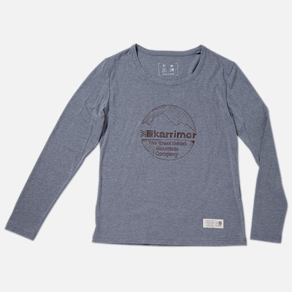 カリマー karrimor クラシック ウィメンズ ロング T classic W's long T アッシュ Mサイズ 180713