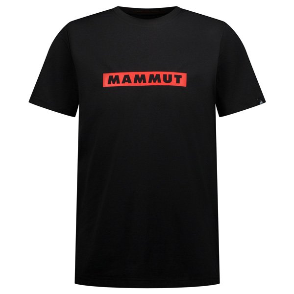 マムート MAMMUT QD ロゴ プリント Tシャツ アジアンフィット メンズ ブラックマムートレッド PRT2 Mサイズ 1017-02012-00778｜TOPPIN