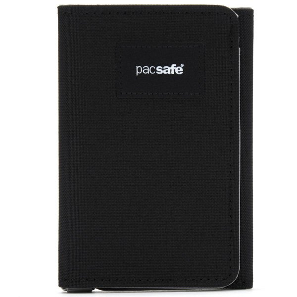 パックセーフ PacSafe RFIDトライフォールドウォレット ジェットブラック 12970381130000
