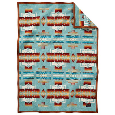 ペンドルトン PENDLETON チーフジョセフクリフブランケット ZD632 アクア 19373097128000