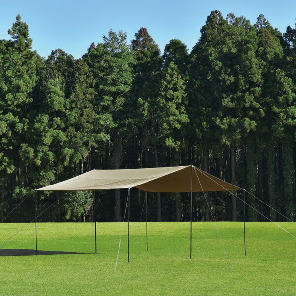 楽天市場】ユニフレーム REVO レボ スクエアタープ 4×4 TAN タン