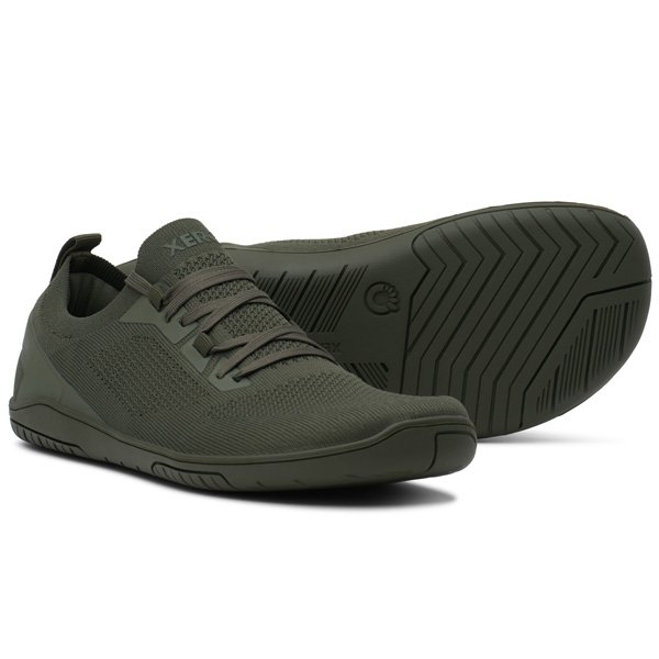 皆無シューズ Xero Shoes メンズ ネクサス編み物 アーミーグリーン M7.5 25.5糎 NEXM-AMGN