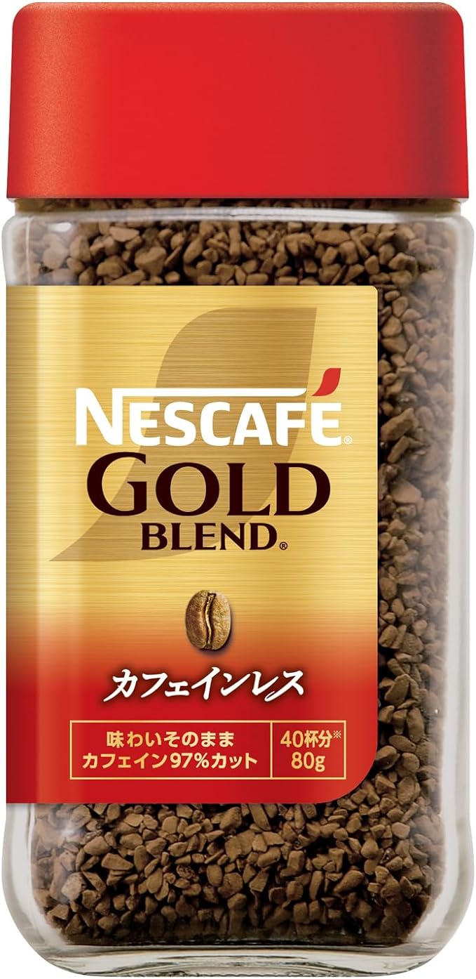 NESCAFEゴールドブレンド　カフェインレス　80g×12本 Amazon.co.jp: ネスカフェ ゴールドブレンド カフェインレス 80g