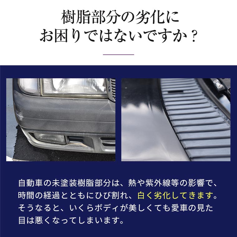 楽天市場 4 15店内p5倍 ピカピカレイン樹脂パーツ復活剤 カー用品 樹脂 白ボケ 塗装 樹脂パーツ 未塗装パーツ 黒樹脂 復活 撥水 高耐久 日本製 送料無料 ピカピカレイン コーティング