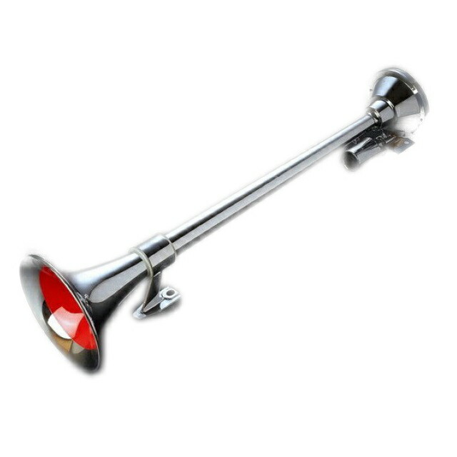◇送料無料 即納 12Ｖ/24V用 丸型 ビッグホーン 640mm ラッパ エアーホーン アルミ製 ヤンキーホーン マリーン レトロ デコトラ◇ 丸型 ビッグホーン 640 mm 12Ｖ 24V ラッパ エアーホーン アルミ製