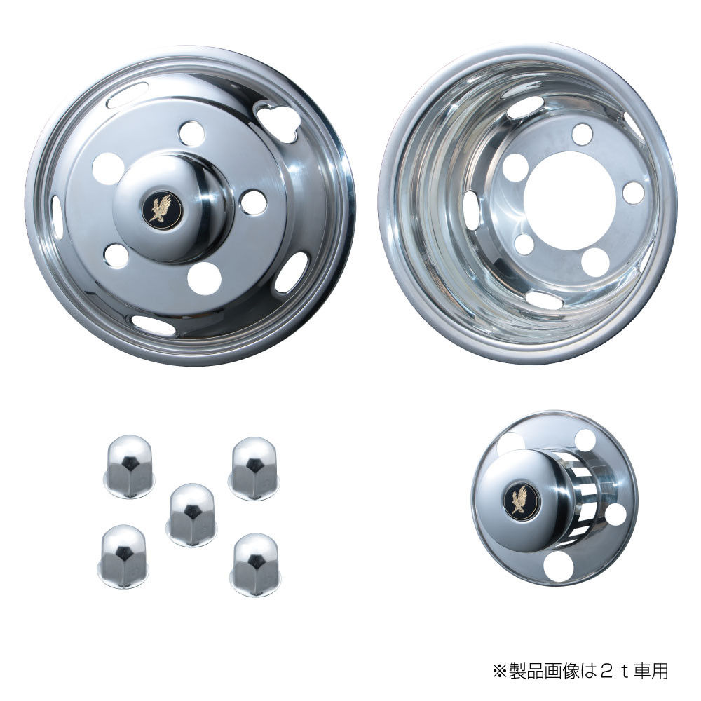 2021年新作 トラック用 メッキホイール 【DOT-X】大型トラック・バス専用交換アルミホイール・メッキホイール 