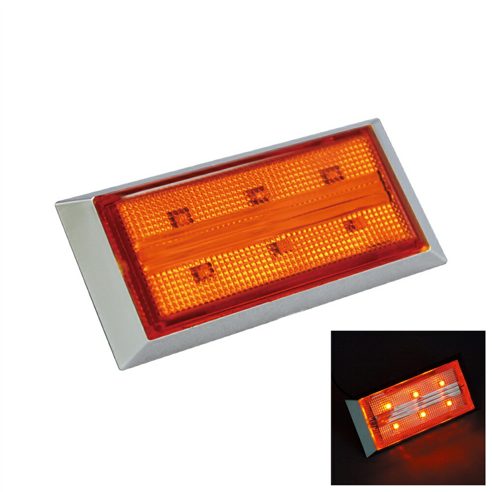 楽天市場】槌屋ヤック LED 流星ポイントマーカー シグマ 24V クリア