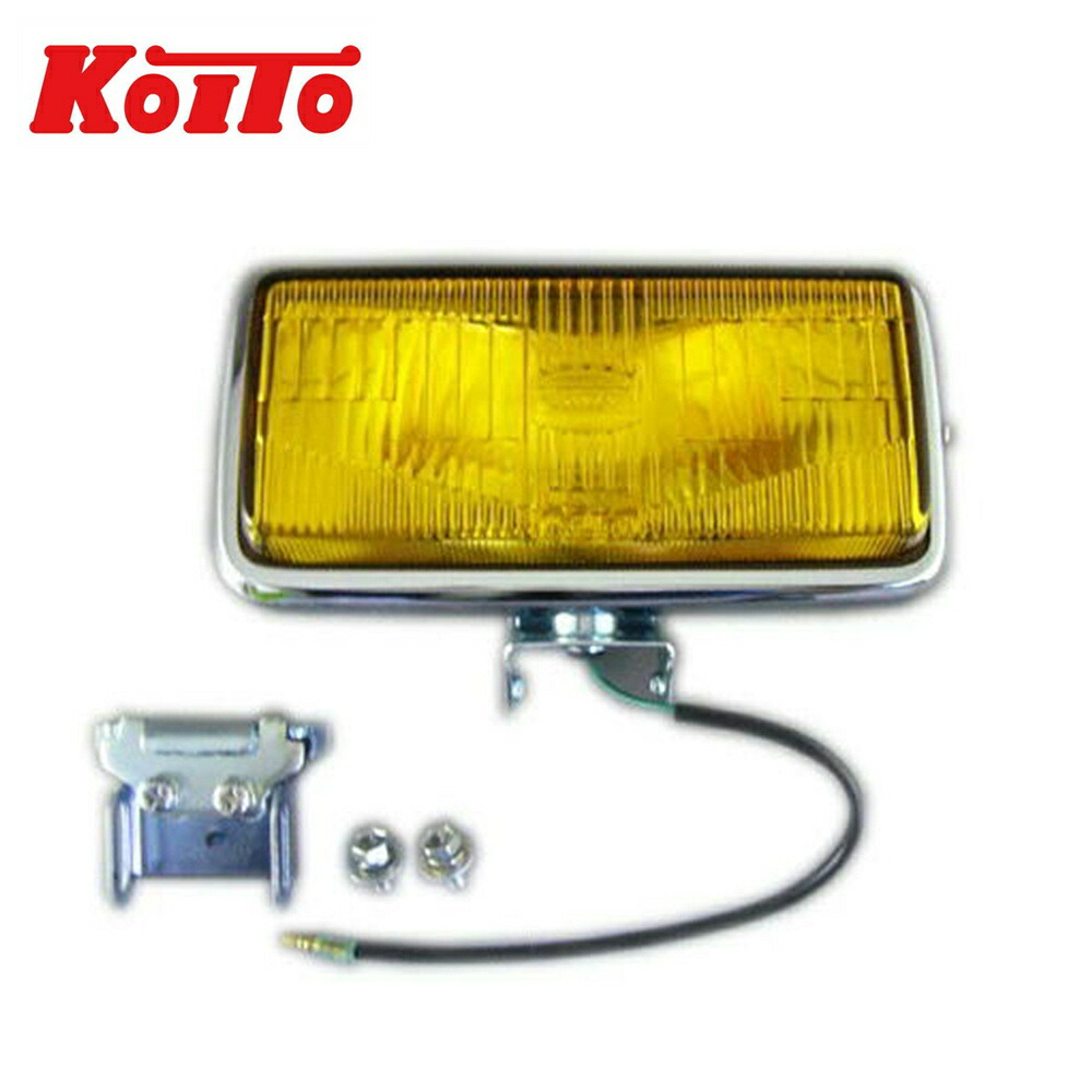 楽天市場】小糸製作所 KOITO 角型フォグランプ 12V-55W H3 黒/金カバー 