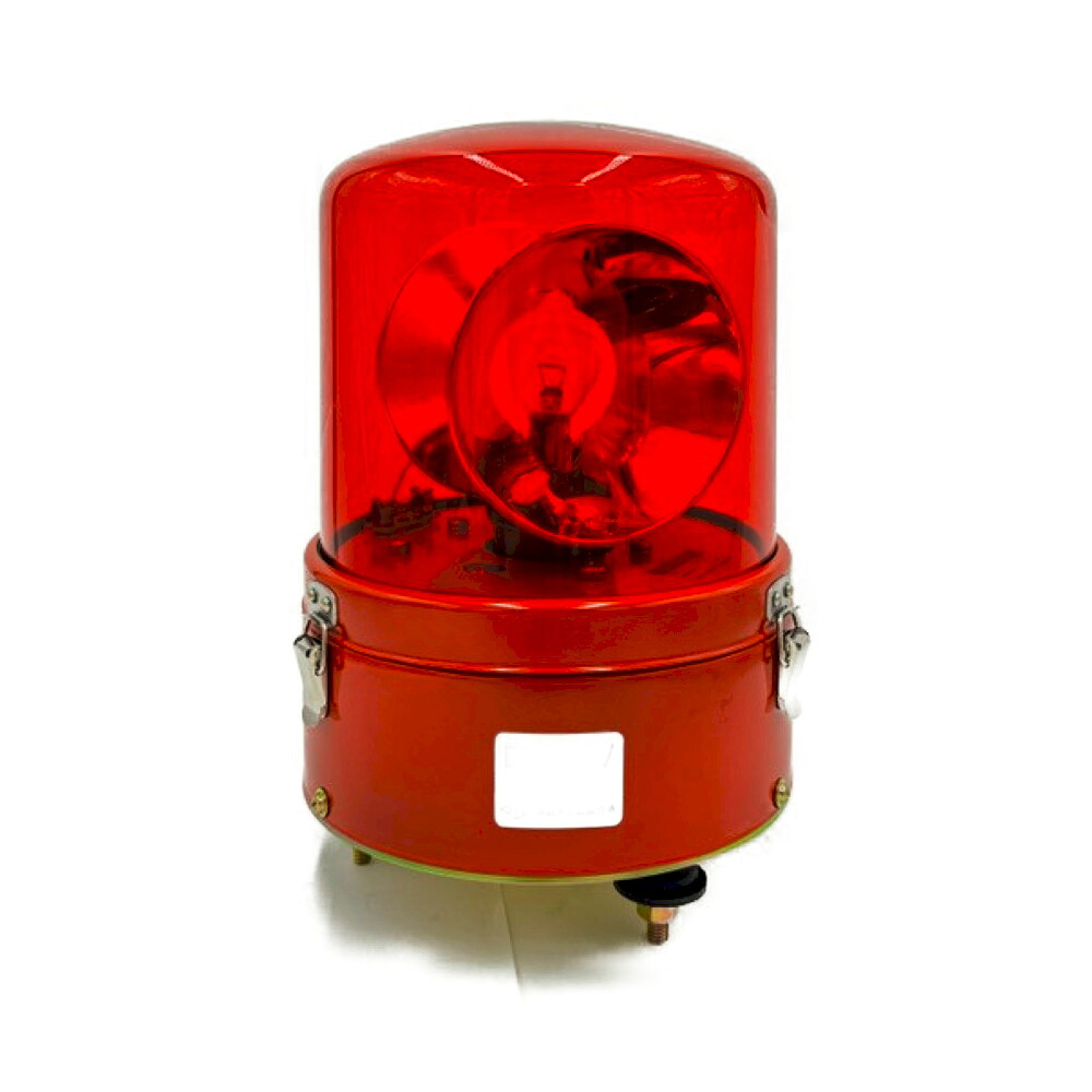 限定商品 エスワイエス SYS 回転式警光灯 φ166ボルト固定式 H3 24V45W 赤 レッド SY26-24R｜トラックショップトップロード仙台