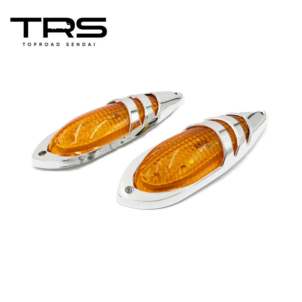 【楽天市場】TRS ナマズ型サイドマーカー 2個セット LED 12V 24V 
