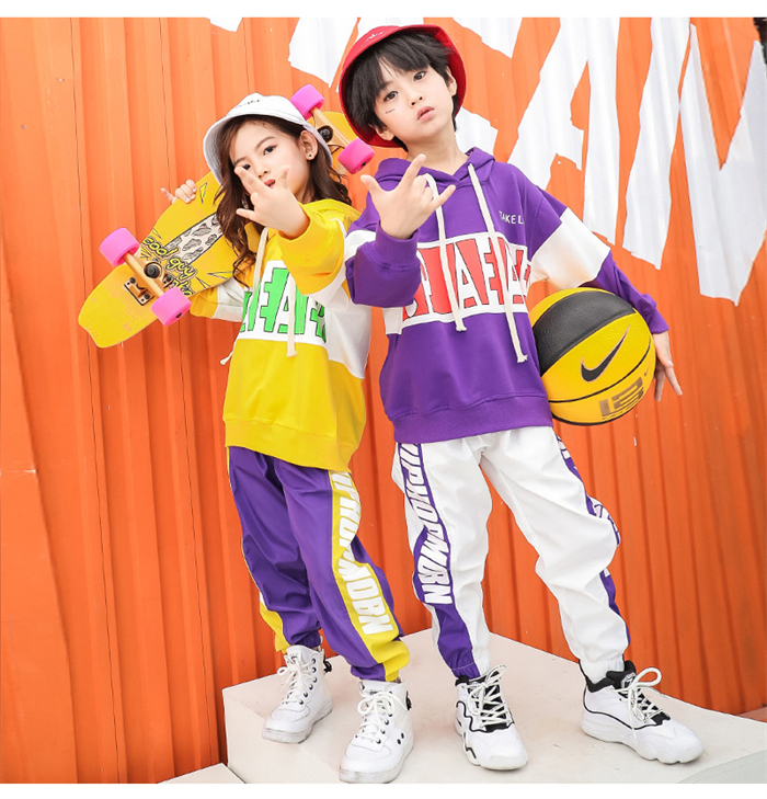 キッズ ダンス 2点セット ガールズ ヒップホップ かっこいい セットアップ 男の子 キッズダンス トップス ダンス衣装