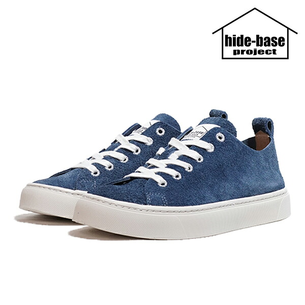 スニーカー ローカットスニーカー 靴 ハイドベースプロジェクト HIDE-BASE PROJECT ORIGIN-LIT-LO BLUE ローカット メンズ レディース 日本製 ハンドメイド 26SS|TOP to TOP ONLINE
