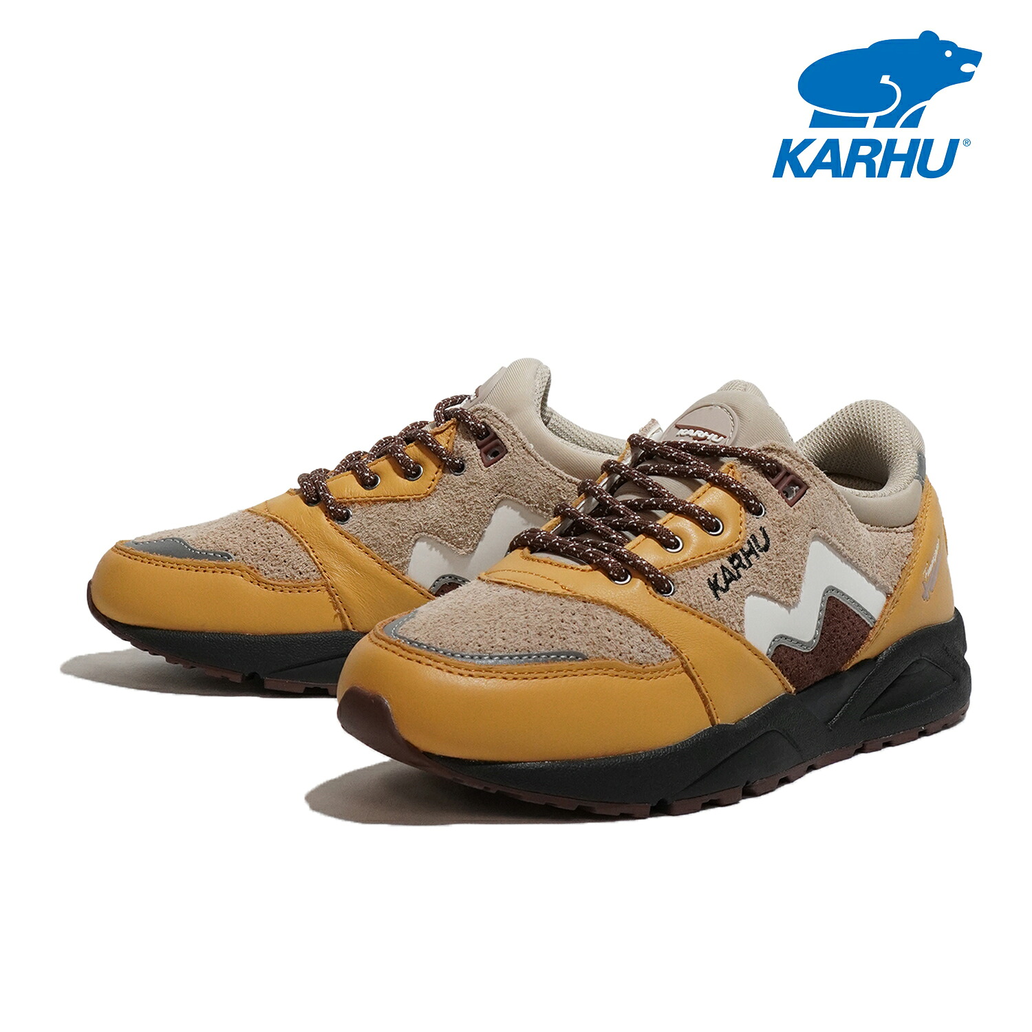 【SALE】カルフ アリア 95 メンズ レディース スニーカー KARHU ARIA 95 KH803133 OAK BUFF/WHITE オークバフ/ホワイト 25FW|TOP to TOP ONLINE