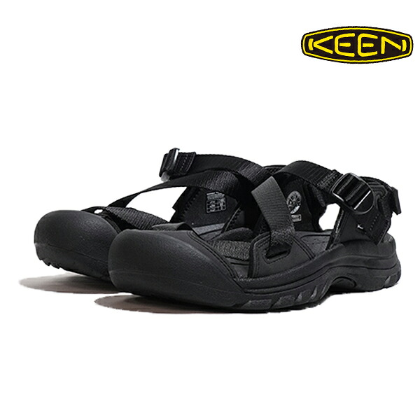 KEEN ゼラポート ツー サンダル 靴 アウトドア キーン 通気性 KEEN ZERRAPORT II 1022500 BLACK/BLACK レディース キャンプ 水遊び 川遊び 26SS|TOP to TOP ONLINE
