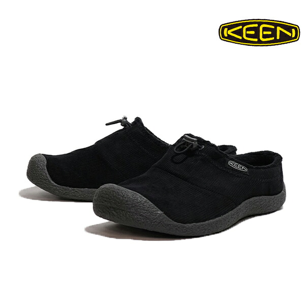 キーン ハウザー3スライド メンズ スリッポン ブラック/マグネット 靴 KEEN HOWSER III SLIDE 1031047 BLACK/MAGNET