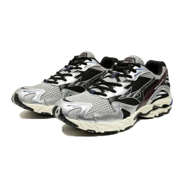 ミズノ スニーカー ウエーブライダー10 MIZUNO WAVE RIDER 10 D1GA210417 GREYBLACK/SILVER レトロスニーカー 靴 メンズ カジュアル