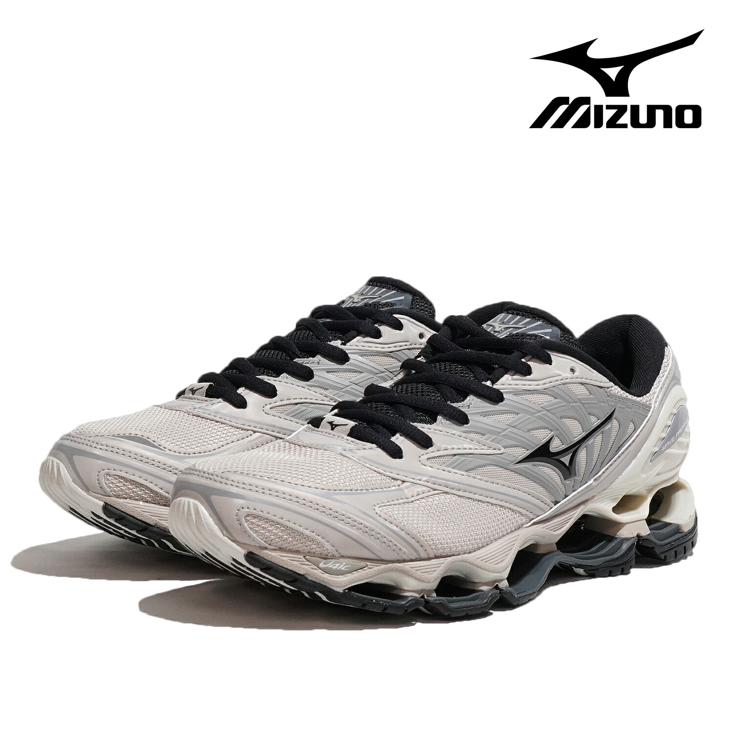 靴 MIZUNO Wave Prophecy LS D1GA333703 Buy Wave Prophecy LS 'Silver Cloud Black' - D1GA333703 | GOAT