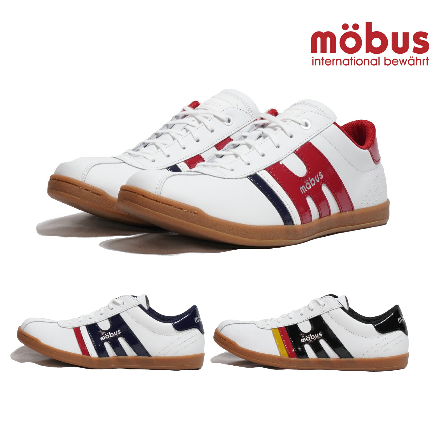 【楽天市場】【SALE】モーブス スニーカー 定番 mobus NEW MUNDEN M2102T1093 WHITE/DK.RED M