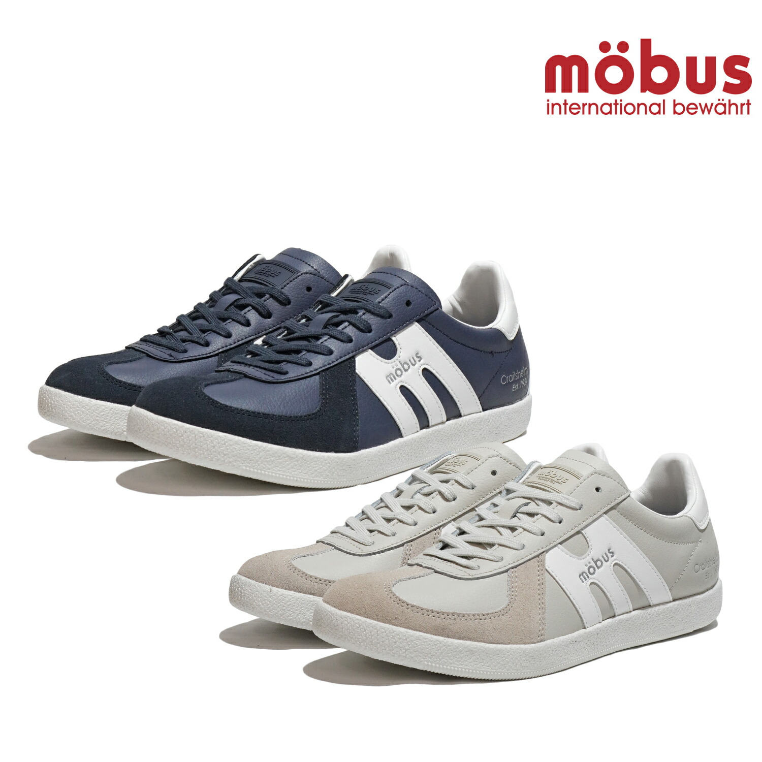【楽天市場】モーブス スニーカー ミュンヘン Mobus MUNCHEN M2316T2710 L.GRY/WHT M2316T