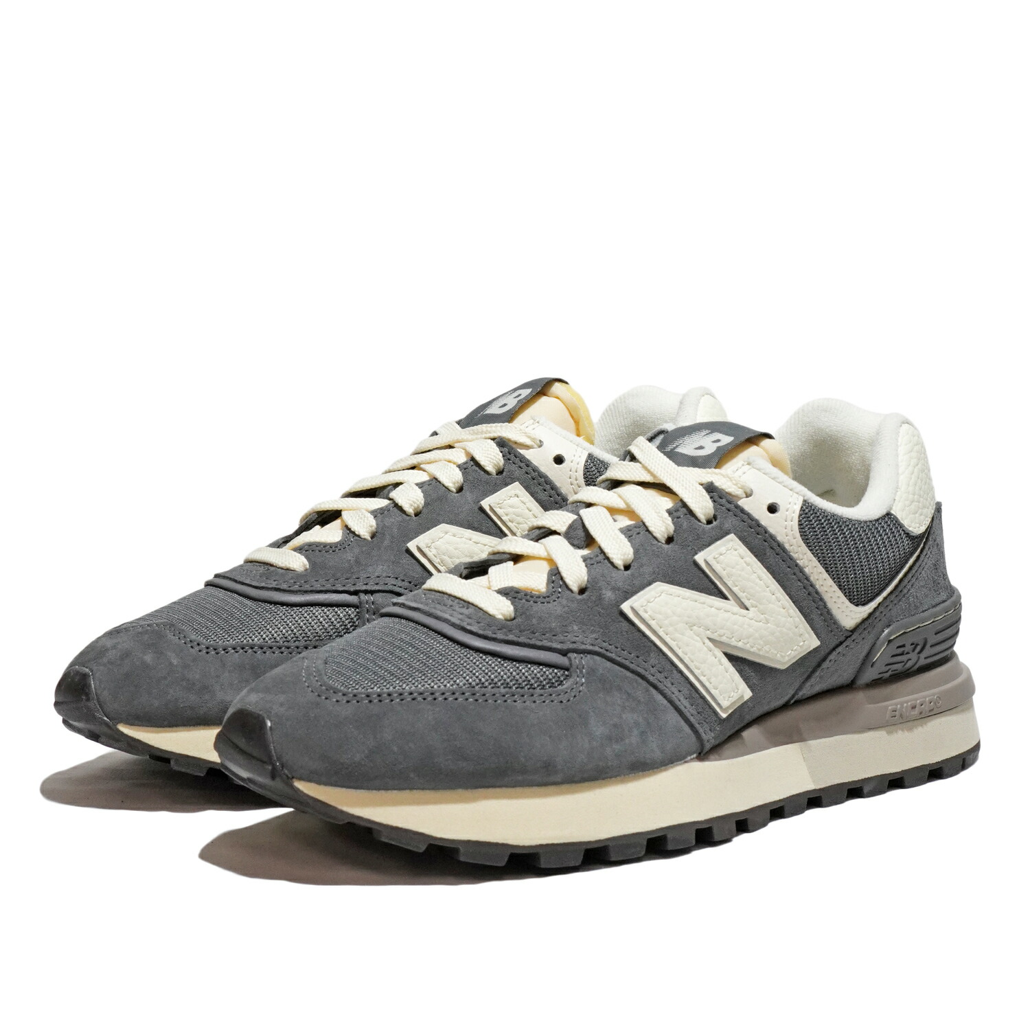 New balance* 574 ロゴ ローカットスニーカー グリーン 送関込 New Balance ニューバランス スニーカー U574ESG GREEN シューズ