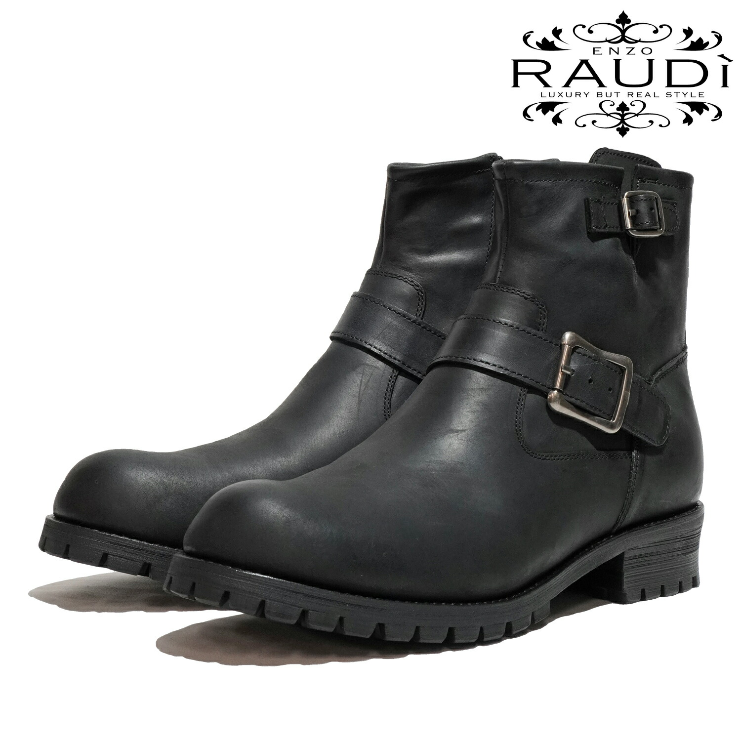 エンジニアブーツ　RAUDI 42 本革　ブラウン　レザー 71217_beg-1.jpg