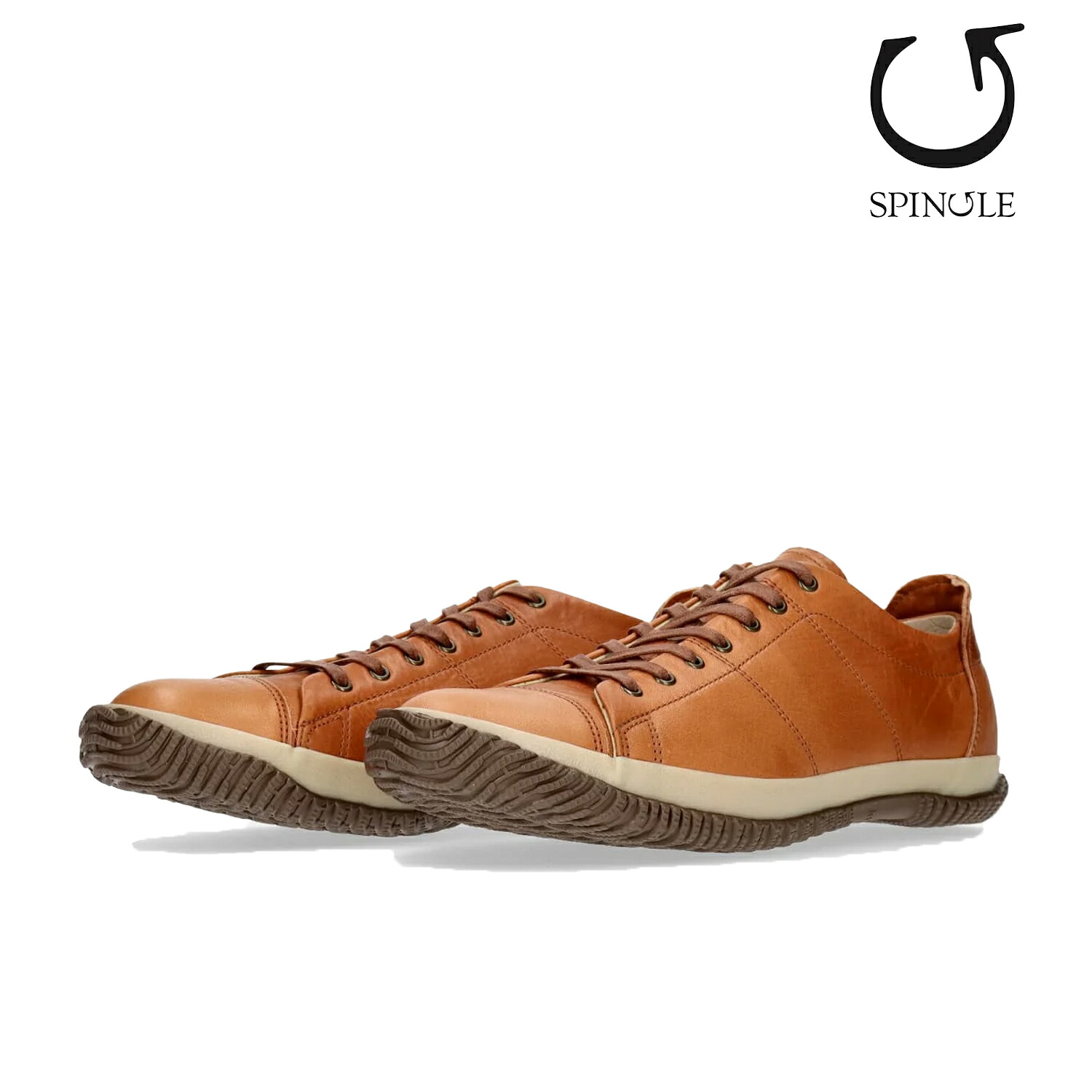 スピングル スニーカー SPINGLE メンズ レディース SP-272-16 BROWN ブラウン ローカット ハンドメイド オイルワックスレザー スピングルムーブ 日本製 本革 定番 靴 25FW Q3 MADE IN JAPAN