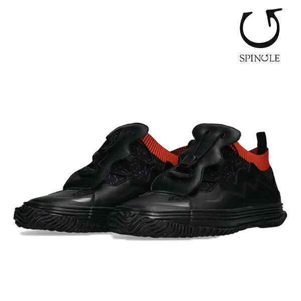 スピングル 攻殻機動隊コラボ SPINGLE SPSAC2045A-206 BLACK/PURPLE スニーカー メンズ レディース ハンドメイド 日本製 靴 MADE IN JAPAN 25FW Q3画像