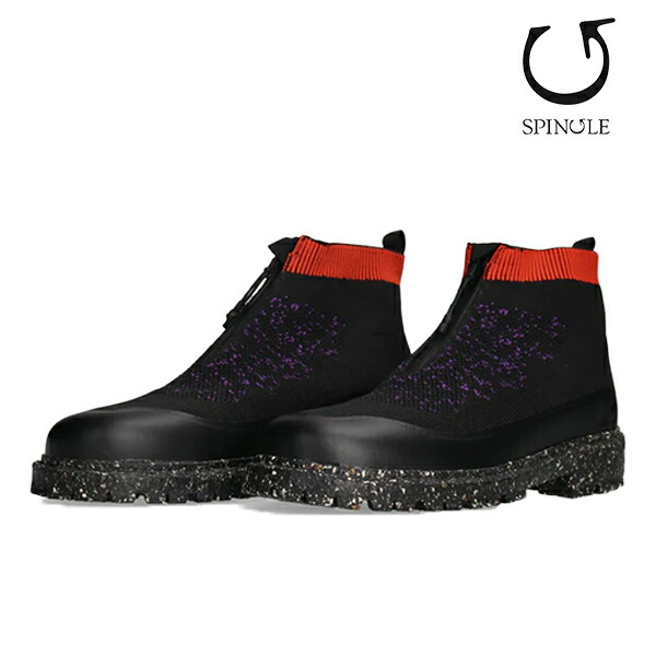 スピングル 攻殻機動隊コラボ SPINGLE MOVE SPSAC2045B-206 BLACK/PURPLE スニーカー メンズ レディース ハンドメイド 日本製 靴 MADE IN JAPAN 25FW Q3画像