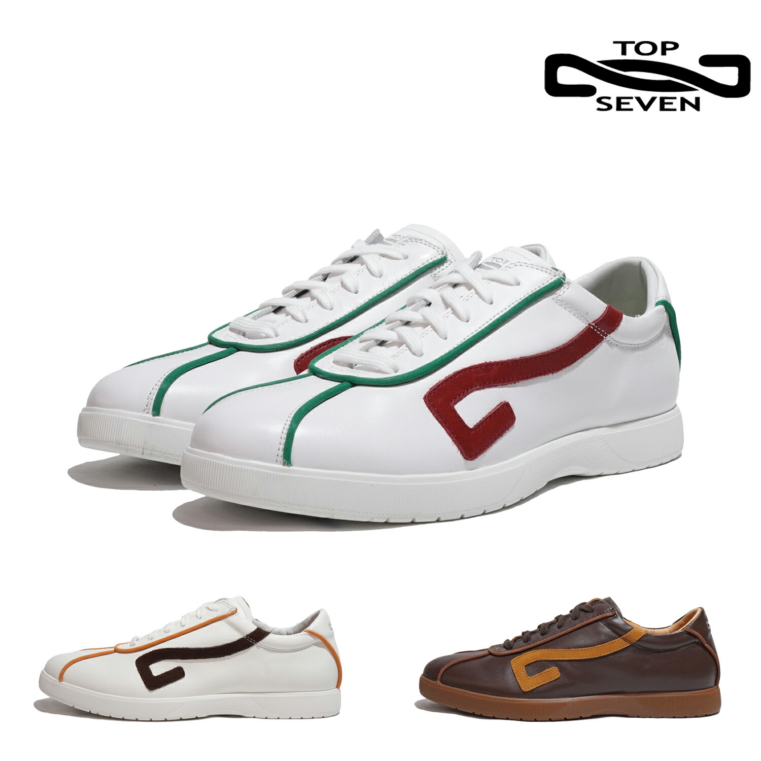 楽天市場】トップセブン スニーカー TOP SEVEN T7-S224 JIB WHITE
