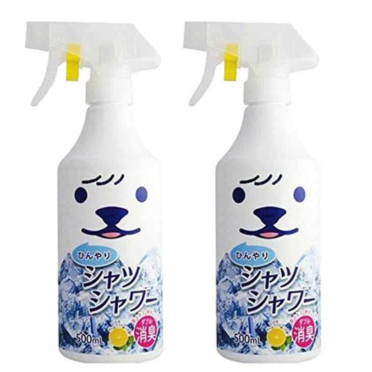 ひんやりシャツシャワー Ｓ 本体 500ml×２個 ときわ商会 商店