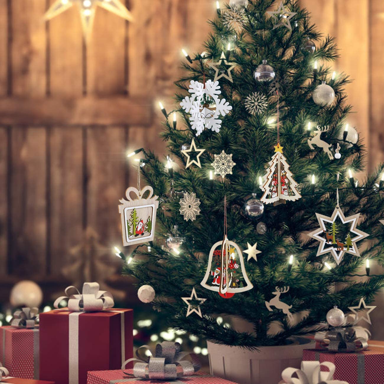 クリスマス 飾り 8デザイン 8個入れ オーナメント クリスマスツリー クリスマス装飾 クリスマス飾り デコレーション ドロップオーナメント 木製 紐付き 雪の結晶 飾り付け 鹿 卓出 オーナメント クリスマス 飾り 8デザイン 8個入れ オーナメント クリスマスツリー クリスマス装飾 クリスマス飾り デコレーション ドロップオーナメント 木製 紐付き 雪の結晶 飾り付け 鹿 卓出 オーナメント