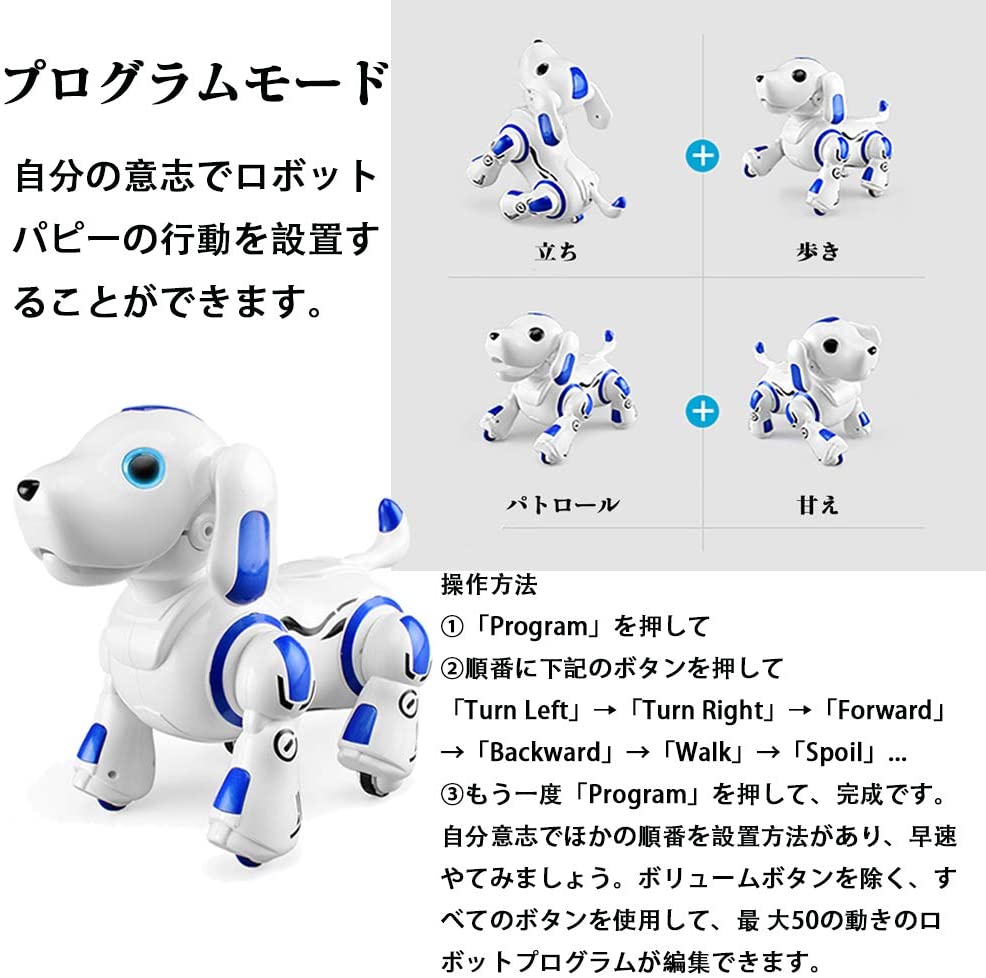 電子ペット ロボットおもちゃ 犬 電子ペット ロボットペット 最新版ロボット犬 子供のおもちゃ 男の子 女の子おもちゃ 誕生日 子供の日 クリスマスプレゼント Doorsinmotioninc Com